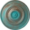 Ekena Millwork Floral Ceiling Medallion, Hand-Painted Copper Green Patina, 23 1/2"OD x 2 3/4"P CM23FLCGS - alternate 1